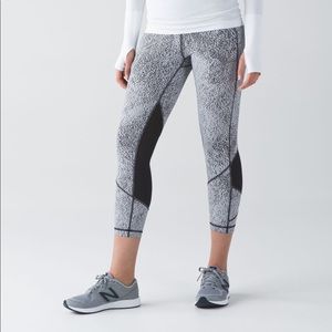 Lululemon Pace Rival Crop Leggings | Jacquard